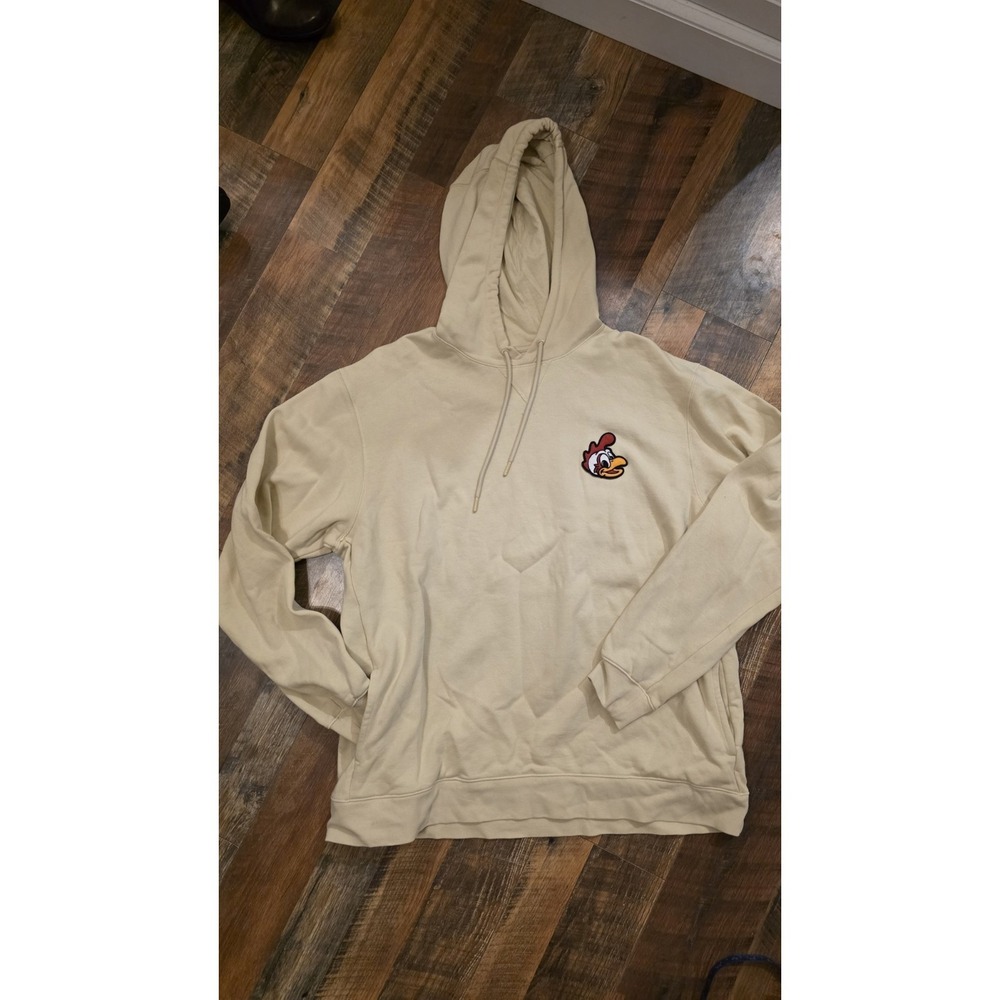 Vintage Chickfila Heritage Patch Chicken Mascot Patch Hoodie 2XL "I'm On My Way"
